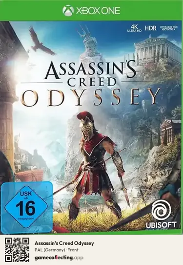 Assassin's Creed Odyssey Xbox One, Germany box front