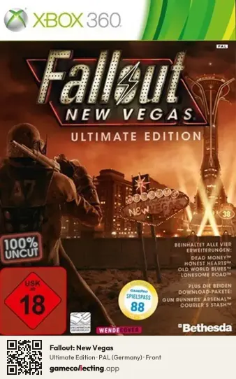 Fallout: New Vegas Xbox 360, Germany box front