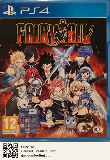 Fairy Tail PlayStation 4, Italy box front