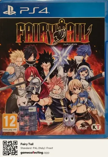 Fairy Tail PlayStation 4, Italy box front