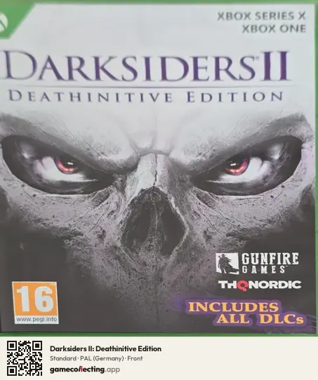 Darksiders II: Deathinitive Edition Xbox Series X, Germany box front