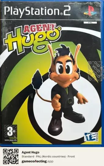 Agent Hugo PlayStation 2, Nordic countries box front