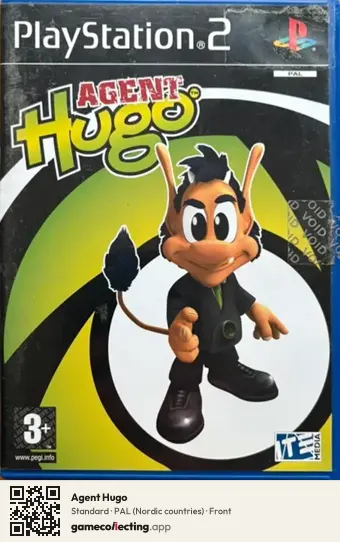 Agent Hugo PlayStation 2, Nordic countries box front