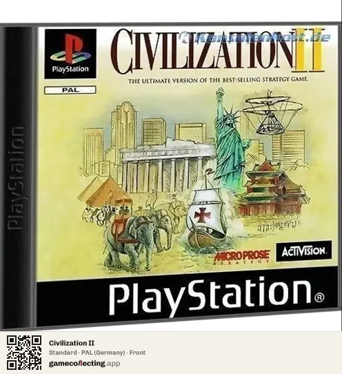 Civilization II PlayStation, Germany box front