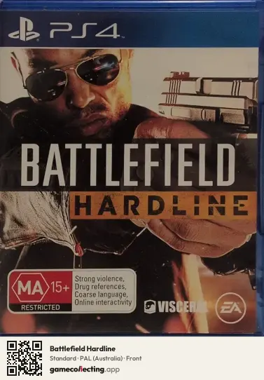 Battlefield Hardline PlayStation 4, Australia box front