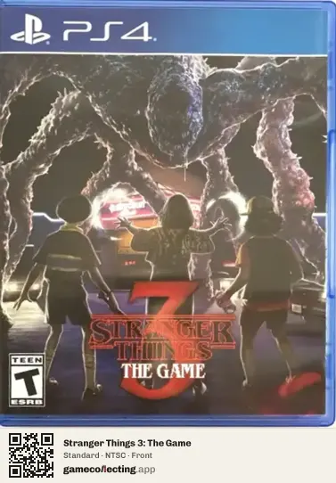 Stranger Things 3: The Game PlayStation 4, NTSC box front