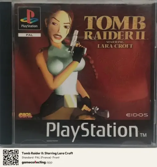 Tomb Raider II: Starring Lara Croft PlayStation, France box front