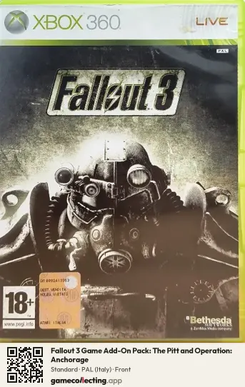 Fallout 3 Game Add-On Pack: The Pitt and Operation: Anchorage Xbox 360, Italy box front