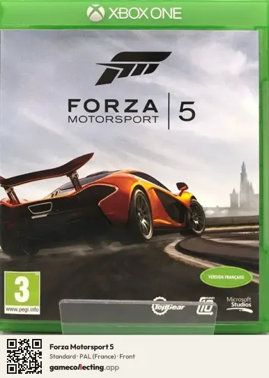 Forza Motorsport 5 Xbox One, France box front