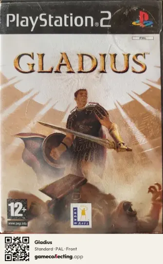 Gladius PlayStation 2, PAL box front