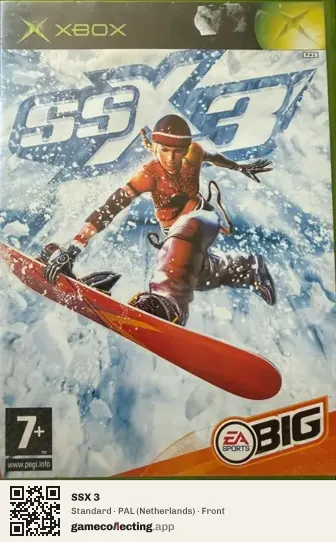 SSX 3 Xbox, Netherlands box front