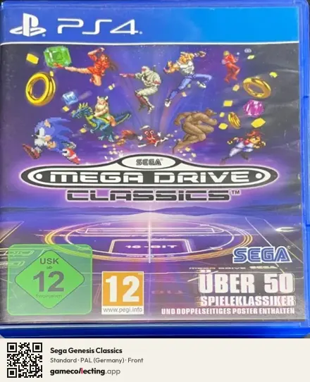 Sega Genesis Classics PlayStation 4, Germany box front