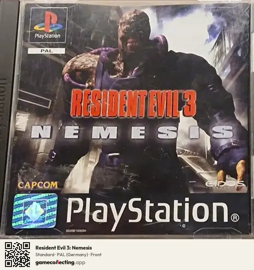 Resident Evil 3: Nemesis PlayStation, Germany box front