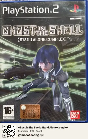 Ghost in the Shell: Stand Alone Complex PlayStation 2, PAL box front