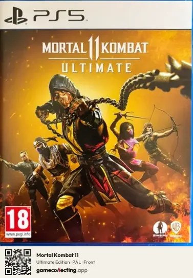 Mortal Kombat 11 PlayStation 5, PAL box front