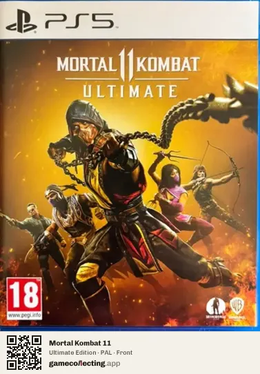 Mortal Kombat 11 PlayStation 5, PAL box front