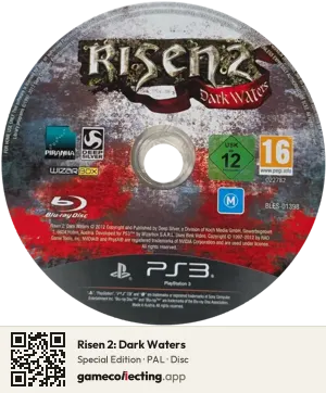 Risen 2: Dark Waters PlayStation 3, PAL disc