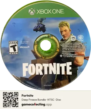 Fortnite Xbox One, NTSC disc
