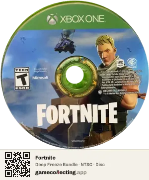 Fortnite Xbox One, NTSC disc
