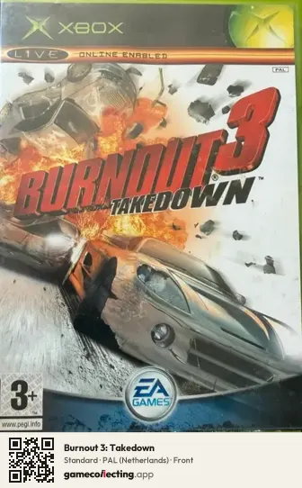 Burnout 3: Takedown Xbox, Netherlands box front