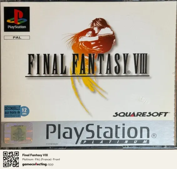 Final Fantasy VIII PlayStation, France box front