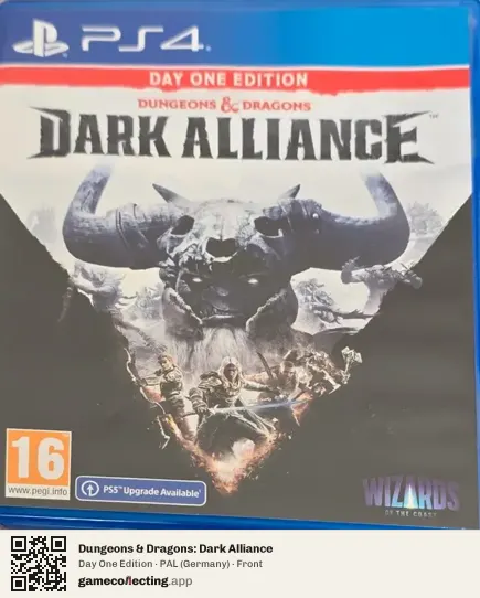 Dungeons & Dragons: Dark Alliance PlayStation 4, Germany box front