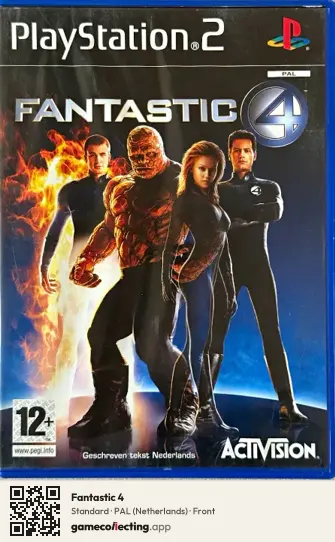 Fantastic 4 PlayStation 2, Netherlands box front