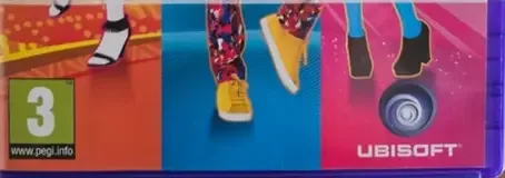 Just Dance 2014, the PEGI square on its front