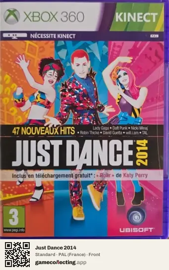 Just Dance 2014 Xbox 360, France box front