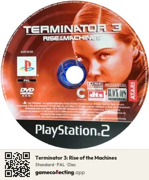 Terminator 3: Rise of the Machines PlayStation 2, PAL disc