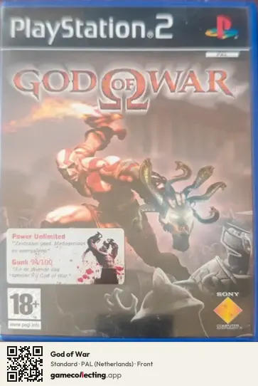 God of War PlayStation 2, Netherlands box front