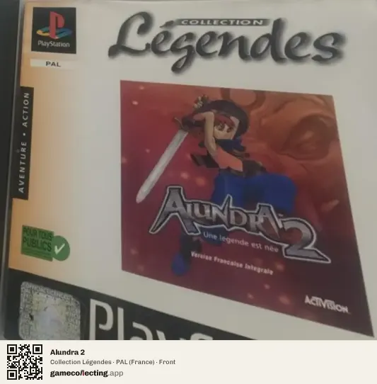 Alundra 2 PlayStation, France box front