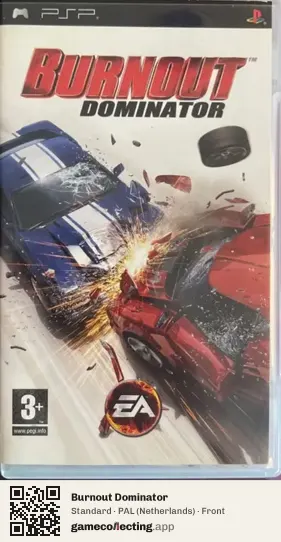 Burnout Dominator PlayStation Portable, Netherlands box front