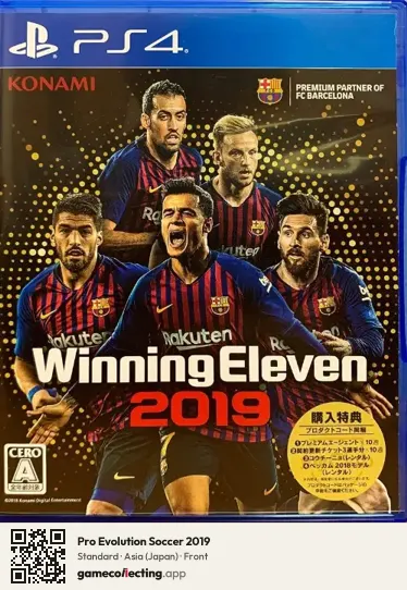 Pro Evolution Soccer 2019 PlayStation 4, Asia box front