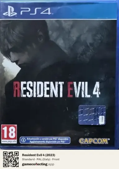 Resident Evil 4 (2023) PlayStation 4, Italy box front