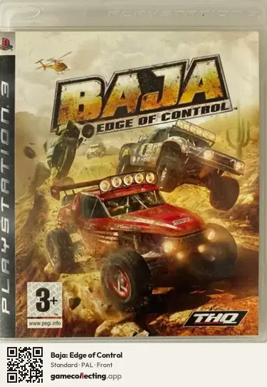 Baja: Edge of Control PlayStation 3, PAL box front