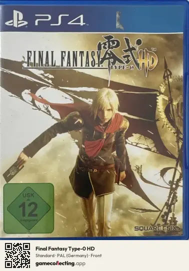 Final Fantasy Type-0 HD PlayStation 4, Germany box front