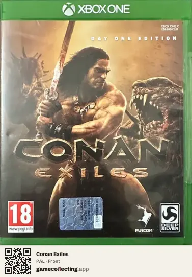 Conan Exiles Xbox One, PAL box front