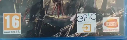 Code Vein, the PEGI square on its front