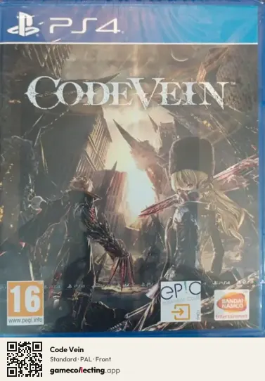 Code Vein PlayStation 4, PAL box front