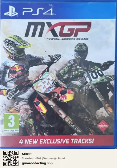 MXGP PlayStation 4, Germany box front