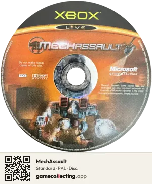 MechAssault Xbox, PAL disc