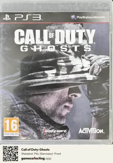 Call of Duty: Ghosts PlayStation 3, Germany box front
