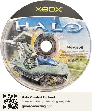 Halo: Combat Evolved Xbox, PAL disc