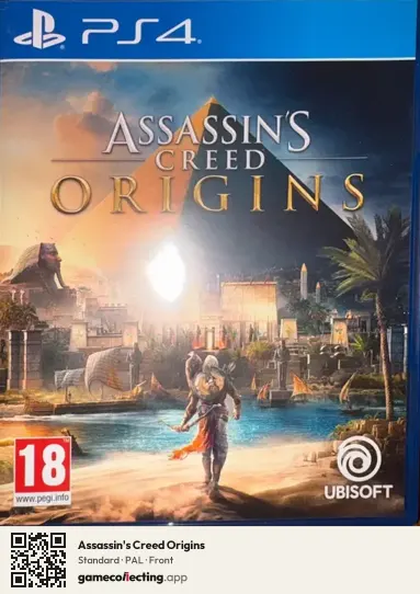 Assassin's Creed Origins PlayStation 4, PAL box front