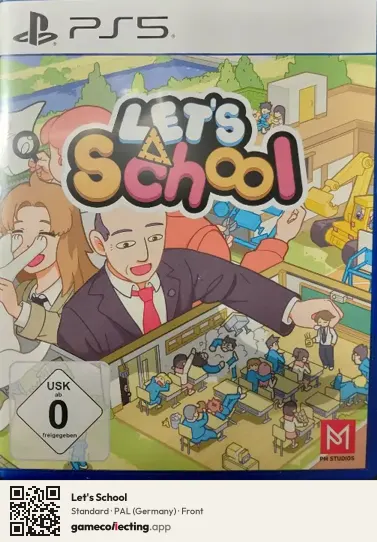 Let's School PlayStation 5, Germany box front