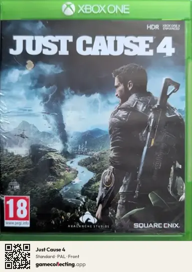 Just Cause 4 Xbox One, PAL box front