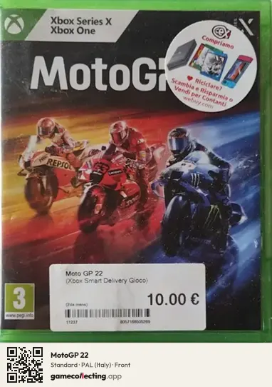 MotoGP 22 Xbox Series X, Italy box front