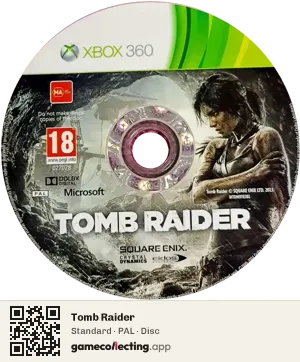 Tomb Raider Xbox 360, PAL disc