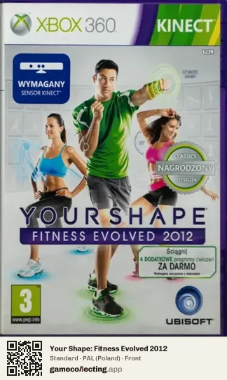 Your Shape: Fitness Evolved 2012 Xbox 360, Poland box front